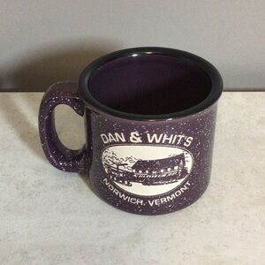 NWT Dan & Whit’s Norwich Vermont Purple Speckled Ceramic Coffee Mug
